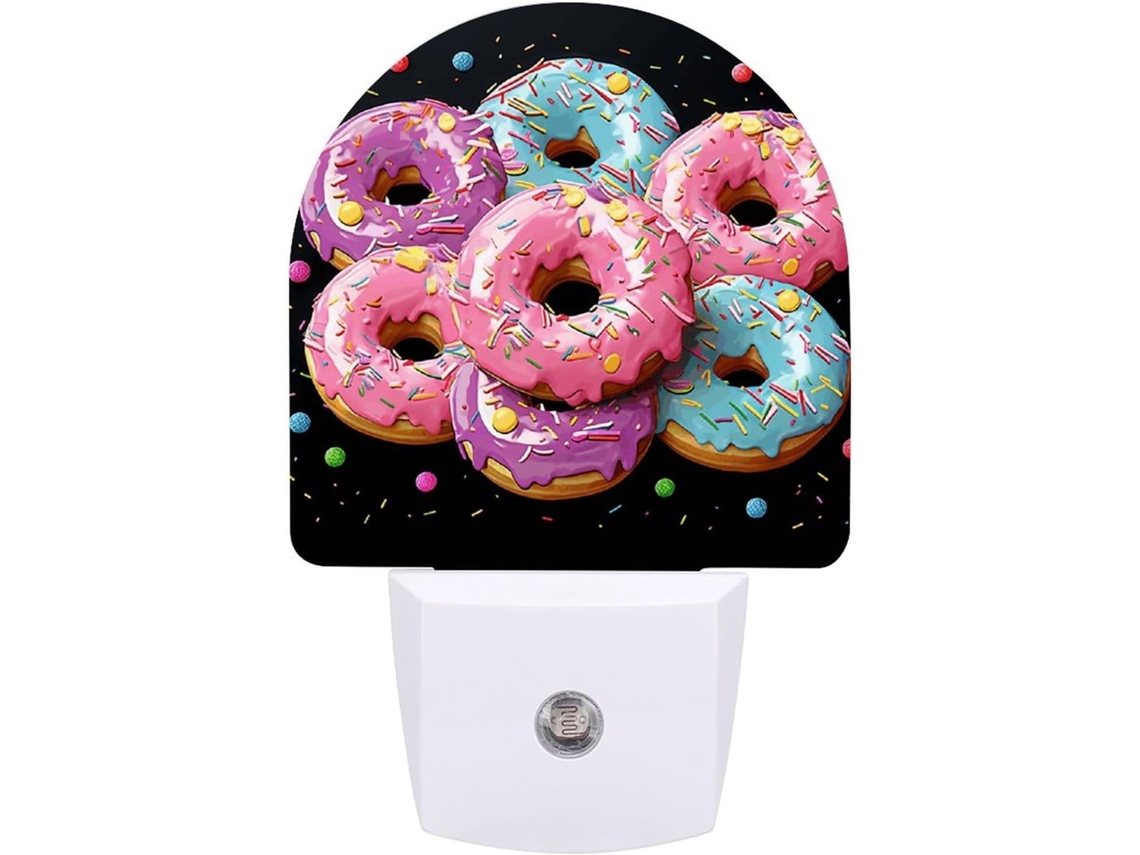 Luminária de parede com rosca e sensor de luz LED para quarto, banheiro, corredor, mesa de cabeceira, Adequada