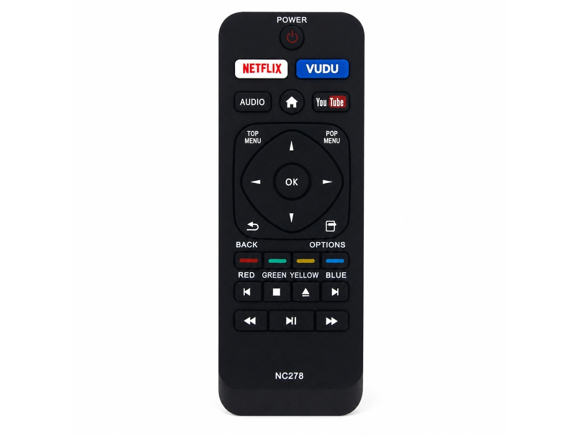 Comando Remoto De Substituição Compatível Com Tv Philips Blu-ray/dvd, Modelo Nc278