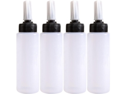 Conjunto De 4 Frascos Flexíveis De 150ml Para Coloração Capilar (frascos Vazios)