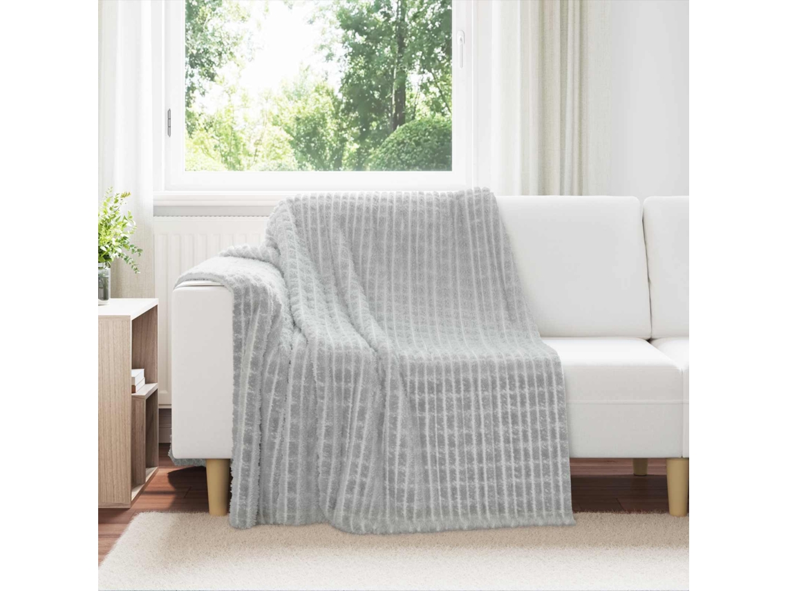 Vidaxl Cobertores De Sofá 6 Unid. Cinzeto 200 X 150 Cm 4.5 Kg Lã