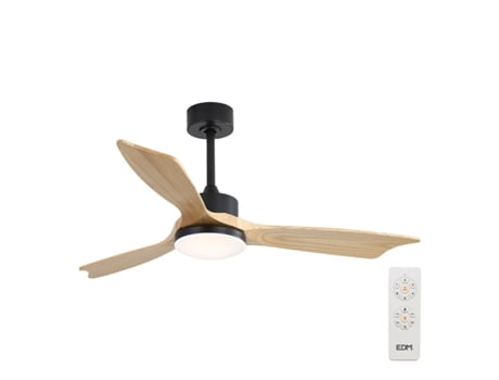 Ventilador de Teto com Luz EDM Báltico (E - 20 W - Ø132 cm)