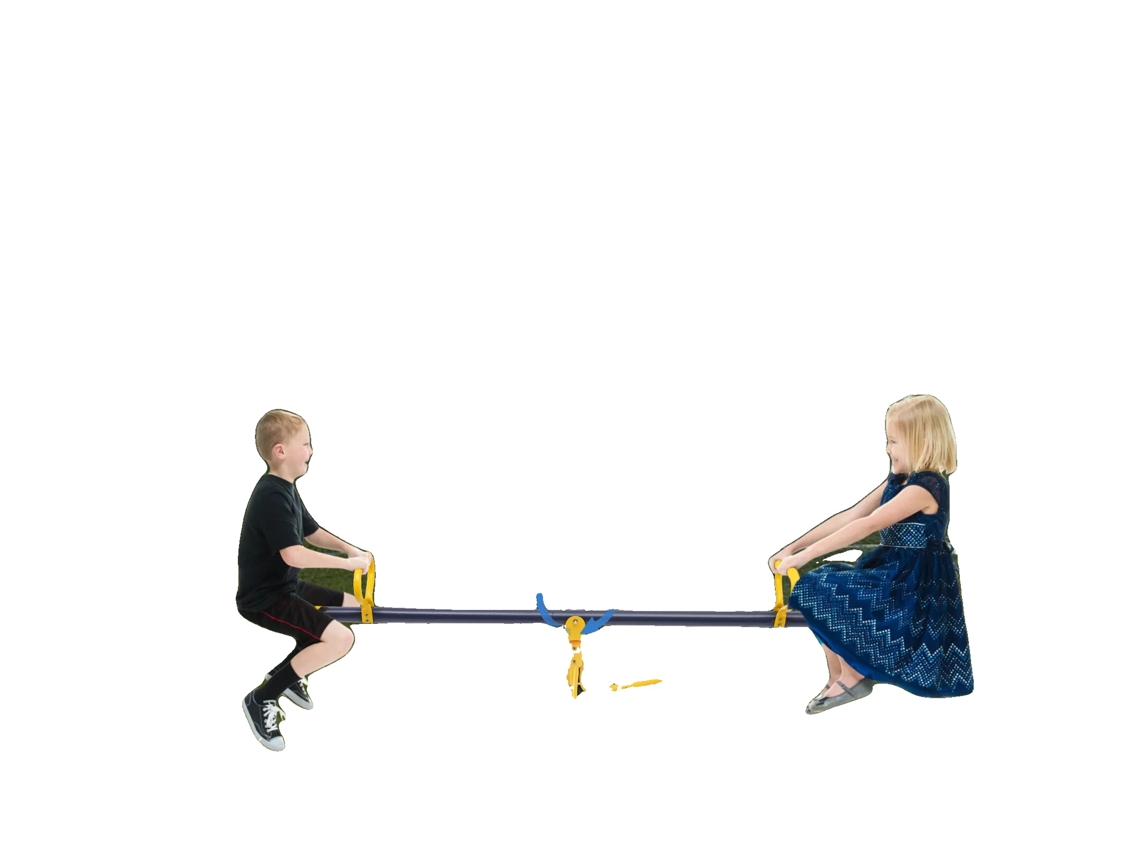 Balanço Infantil Amarelo 50kg, A Partir De 3 Anos, 2m De Comprimento, Cabo De 20cm Oem