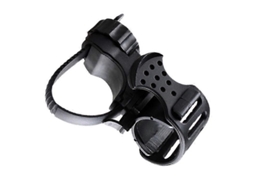 Suporte De Luz Para Bicicleta, Fixação Em Borracha Para Guidão, Suporte De Luz Ajustável Com Rotação De 360 Ââgraus. Aquaforge