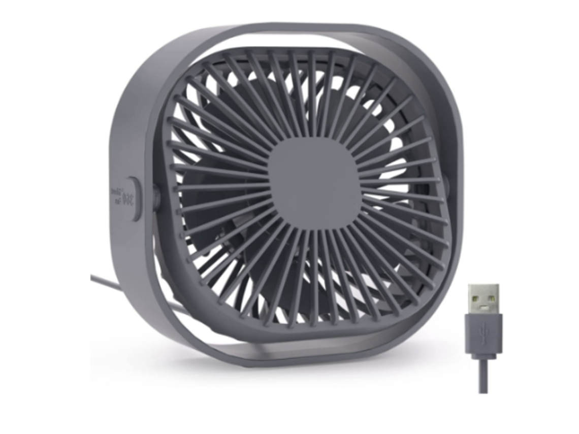 Mini Ventoinha Yizhood (3 Velocidades 5w Diâmetro 13 Cm)
