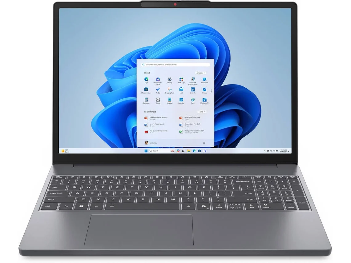 Portátil LENOVO IdeaPad Slim 3 15ARP10 (Outlet Caixa Aberta - 15,3'' - AMD Ryzen 7 170 - RAM: 16 GB - 1 TB SSD - AMD Radeon 680M Graph- Teclado Português)