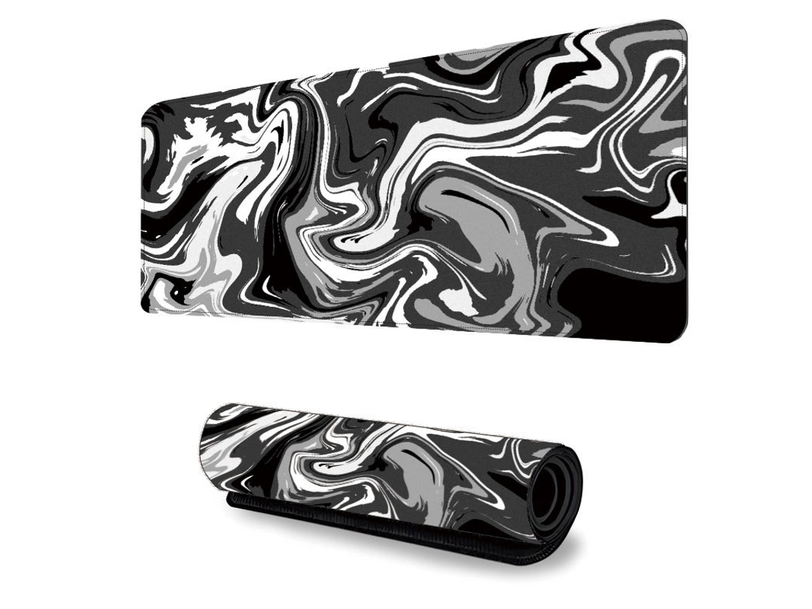 Mouse pad gamer Digitallab Extended Water Ripple com base de borracha antiderrapante para teclado e mesa G05 (30 x 60 x 0,3 cm)