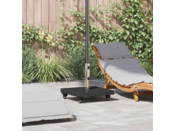 Vidaxl Base Para Chapéu De Sol 30 Kg Preto Granito Quadrado