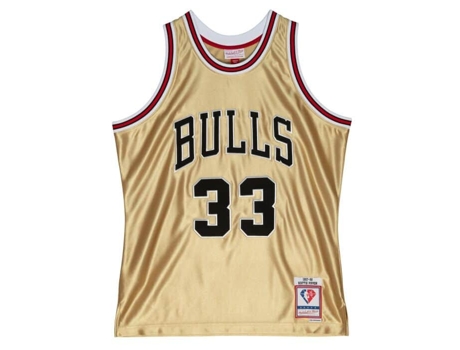 T-shirt para Homem de Basquetebol MITCHELL & NESS (S - Multicor)