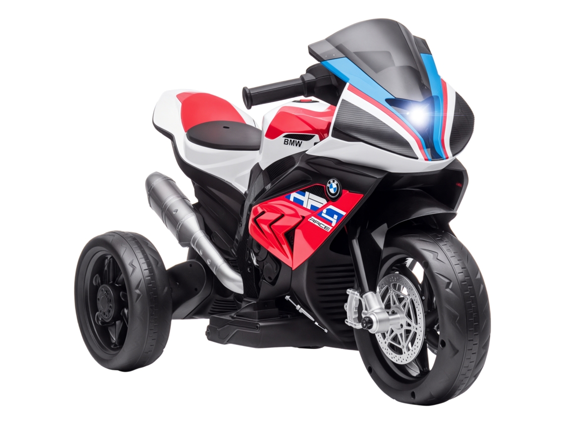 Mota Elétrica BMW Hp4 com Música, USB, Velocidade 2,5km/h 82,5x42x54cm Vermelha S/MARCA