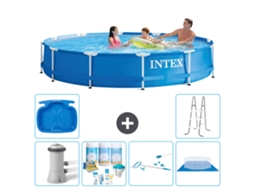 Intex Piscina Com Estrutura Redonda - 366x76 Cm - 7-peças S21032