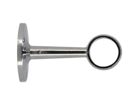 Suporte De Guarda Roupa D19 60mm Metal Cromado X2 Mobois