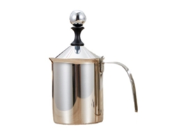 Frother de café e leite em aço inoxidável com pega ergonómica LAXISCREED