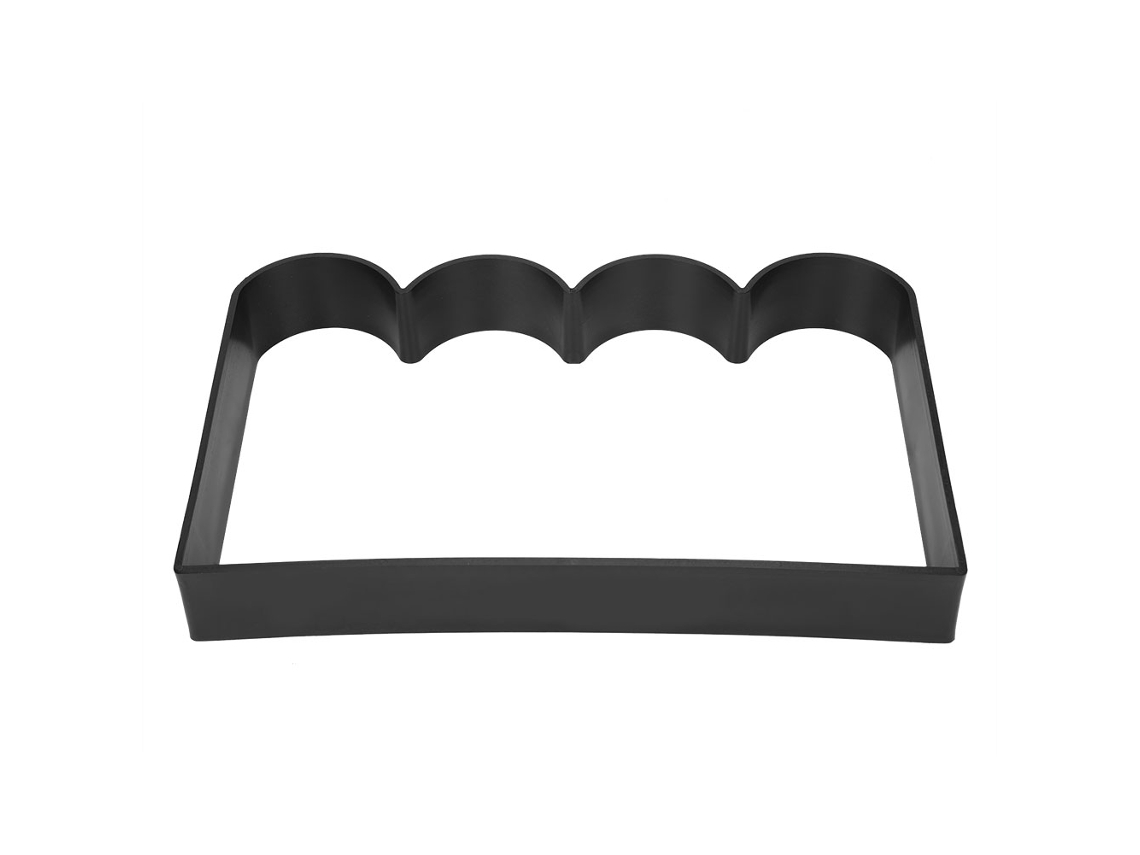 Molde de Pavimentação de Pedras para Jardim Caminho Pisos Concreto Reutilizável Abs 41x25cm