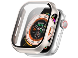 Capa para Apple Watch Series 11 46mm com Protetor de Tela de Vidro Temperado XIAOMOYU