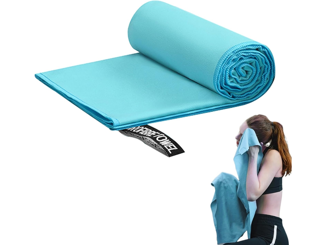 Toalha Com Capuz, Microfibra, Superabsorvente, Secagem Rápi Modelo 411