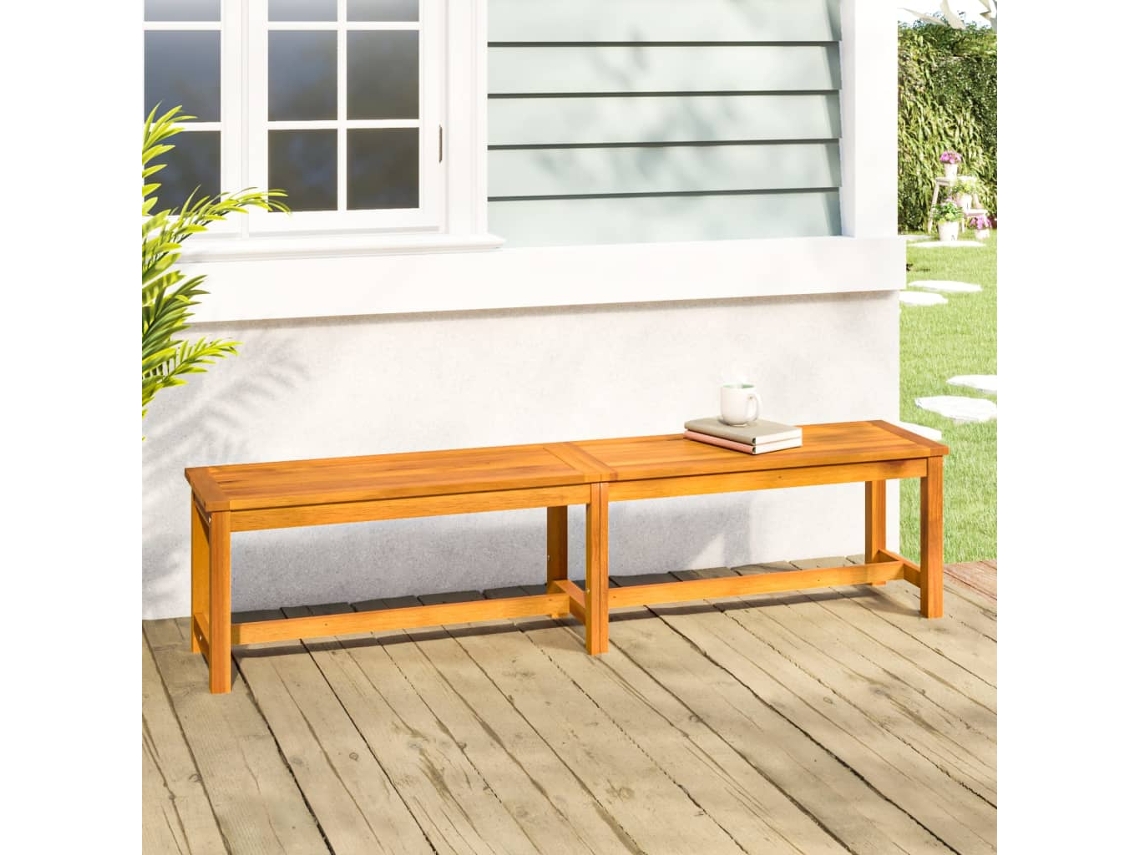 Banco De Jardim 180x35x45 Cm Madeira De Acã¡cia Maciã§a Dkd Home Decor