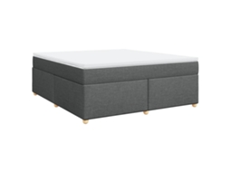 Box Spring Bed, Box Spring Beds Vidaxl Cinzeto Tecido (180 X 200 Cm)