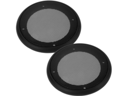 2 Peças De Grade De Plástico Para Alto-falante Subwoofer Com Tela Protetora Para Áudio Automotivo. Fácil Instalação.