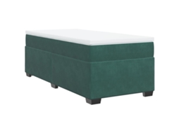 Box Spring Bed, Box Spring Beds Vidaxl Verde Veludo (90 X 190 Cm)