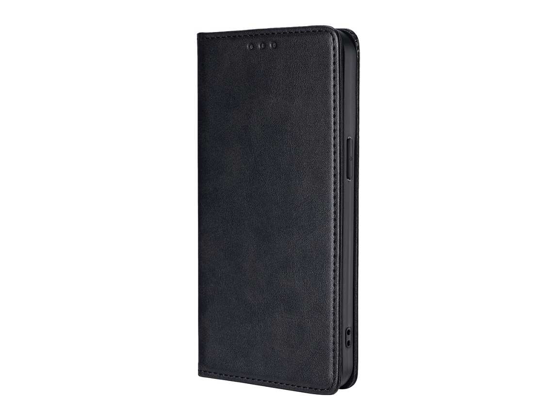 Capa Protetora Para Redmi Note 13 Pro 4g, Com Compartimento Para Cartão E Suporte Preto Elysve
