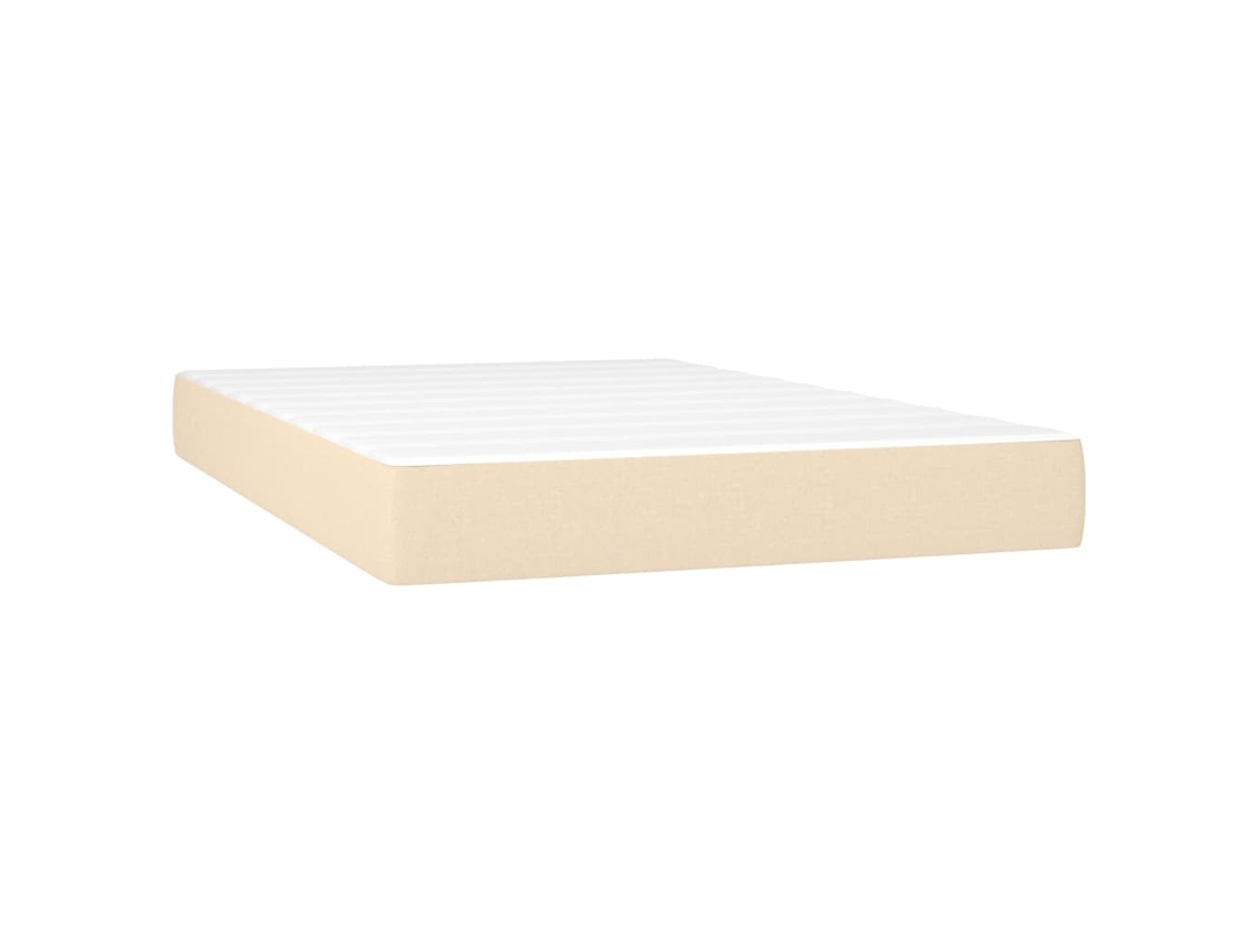 Pocket Spring Bed Mattress, Pocket Spring Bed Mattresses Vidaxl Creme Tecido (120 X 200 Cm)