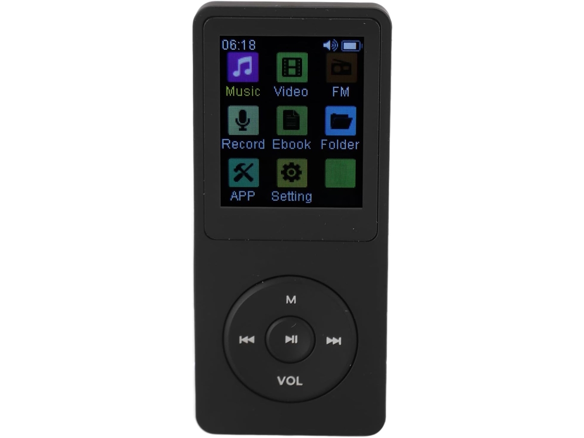 Reprodutor De Mp3 Bluetooth, Reprodutor De Música Mp3, Reprodutor De Mp4 Com Tela Lcd 1, 82 Polegadas, Compatível Com