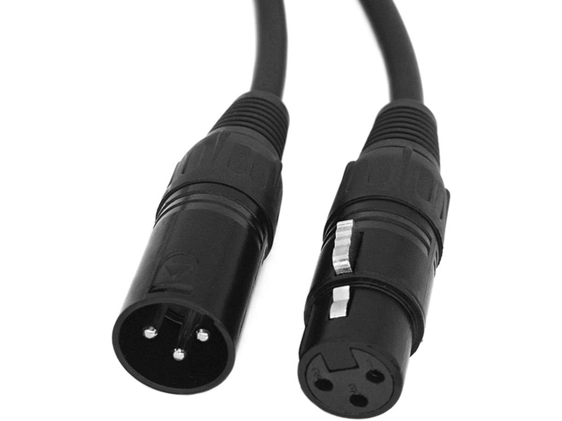 Lurelia Cabo Xlr Macho/fêmea 3 Pinos 16,4 Pés 5 M, Para Microfones, Mixer, Amplificador E Colunas Ativas