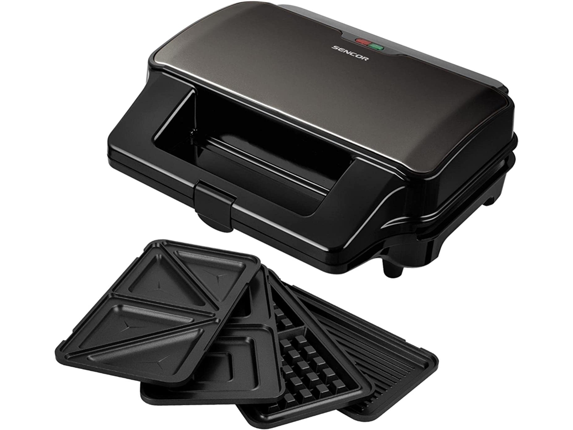 SENCOR Ssm 9978Bk Sandwichera 900 W Negro