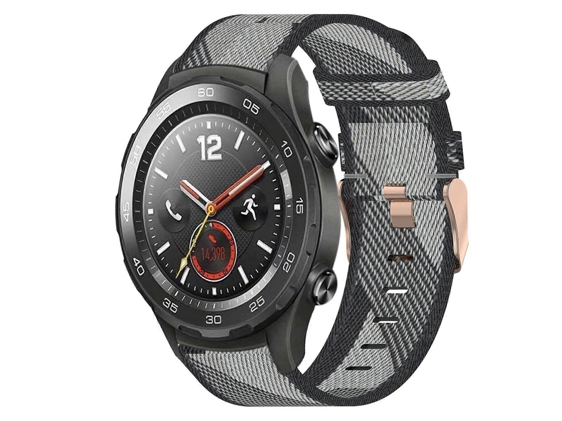 Pulseira De Nylon Trançado De 20 Mm Para Huawei Watch 2
