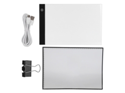 Caixa De Luz Led, Tablet De Desenho Desmontável, Com Regulagem De Brilho E Conexão Type C.