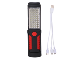 Luz de Trabalho Led com Base Magnética 2 Modos Usb S/MARCA