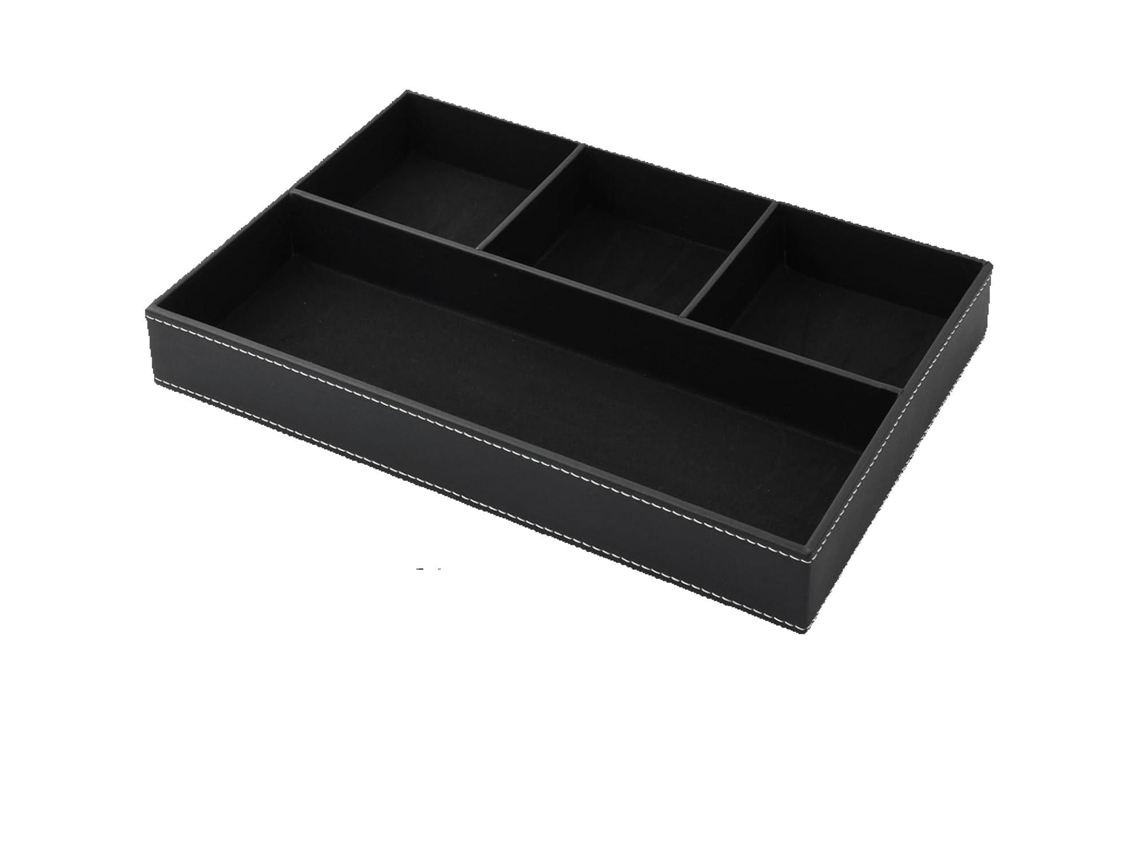 Organizador De Gaveta, Porta-chaves E Organizador De Joias Com 4 Compartimentos, Ideal Para Mesas De Cabeceira Na Entrada.