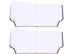 Carnet De Chocolat Parfumé 2 Unidades, Papel Adesivo Criativo