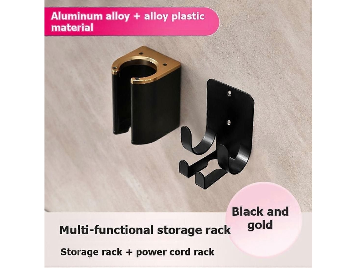 Organizador Multifuncional para Chapinha e Modelador de Cachos, Suporte Parede Metal Sem Furos, Ideal Ban Heiro. GOKOCO