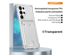 Capa Ultrafina E Resistente A Impactos Para Samsung Galaxy S25 Ultra, Design Transparente, Proteção Em Quatro Lados - Transparente.