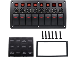 Painel de Interruptores de 8 Vias SFUSHOS