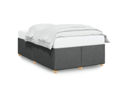 Bed Frame, Bed Frames Vidaxl Cinzeto Tecido (120 X 190 Cm)