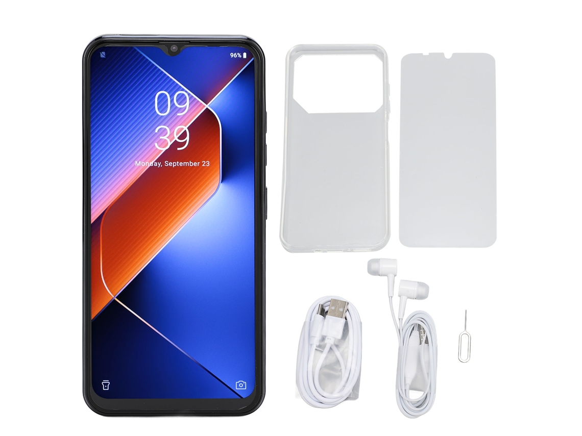 Desbloqueie Smartphone LAXISCREED com Fone Bluetooth Branco e Bateria 7000mah