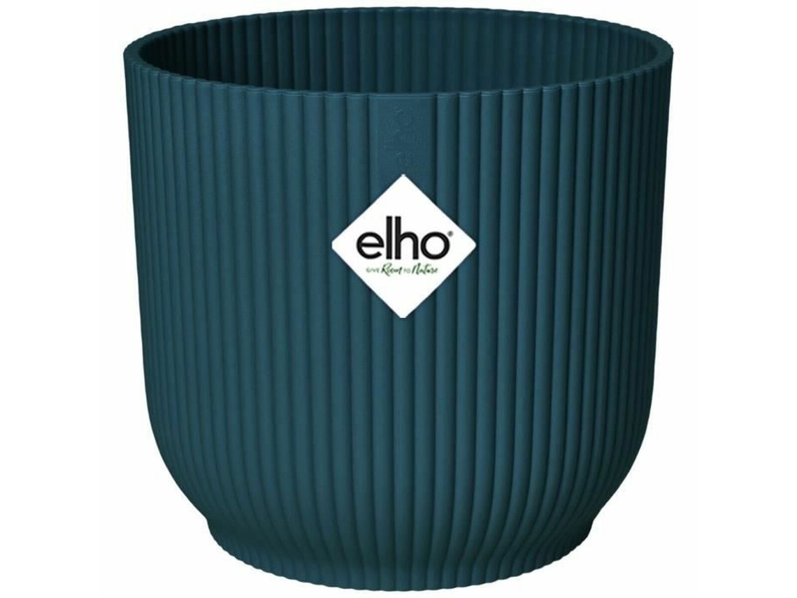 Vaso ELHO 25 Cm Redonda Azul Escuro Plástico