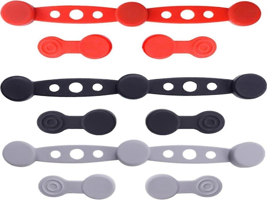 Clipes magnéticos Lurelia, 3 unidades, de silicone, para papel de fritadeira a ar.