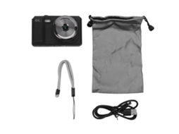 Câmera Digital 1080p 48mp Zoom Digital 16x Autofoco Anti-shake Beleza Para Fotografia E Vídeo Preto