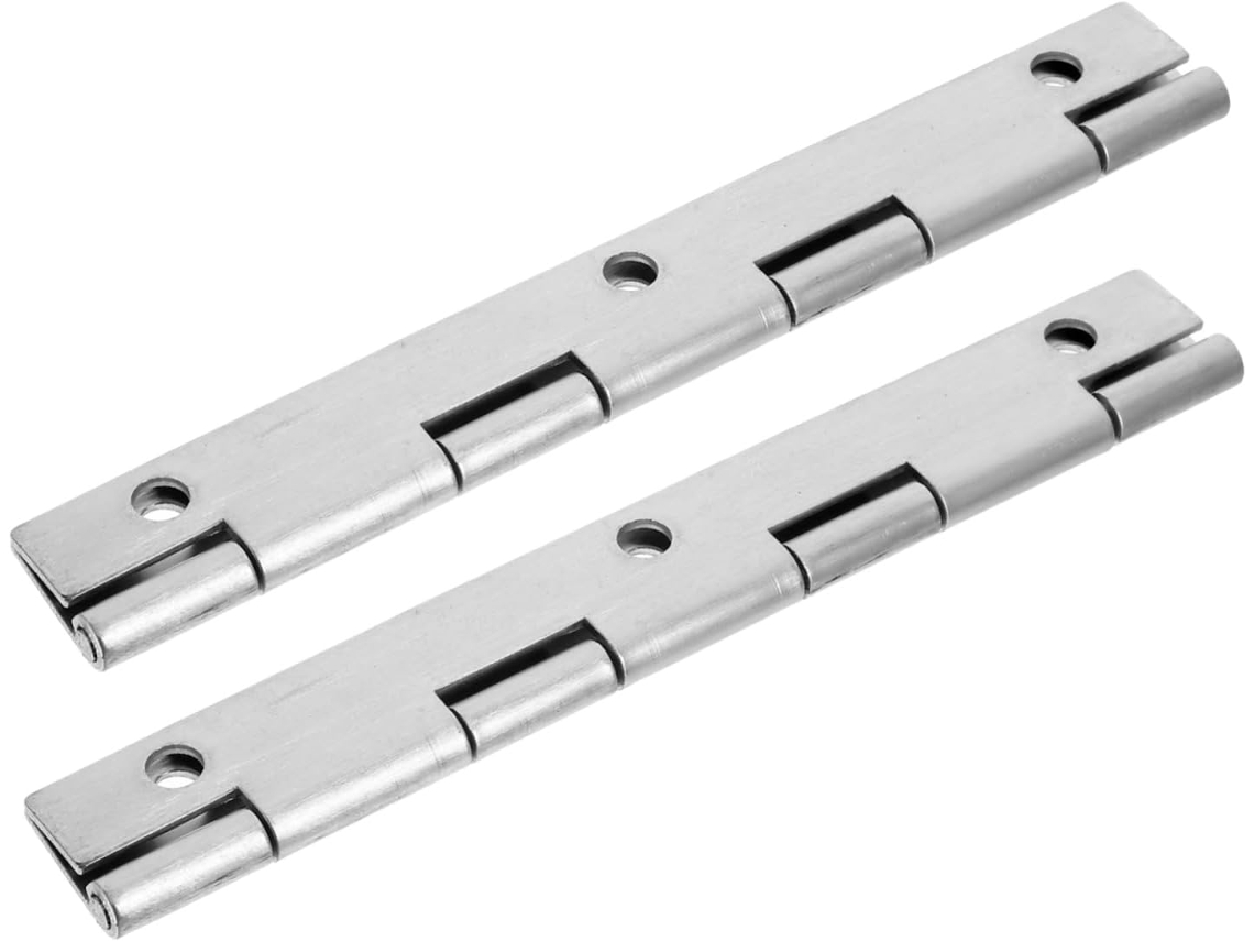 Dobradiça De Piano Aço Inoxidável 15 Cm (6 Polegadas), Resistente E