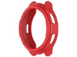 Capa Protetora, Compatível Com Samsung Galaxy Watch 6 Classic 43 Mm, Vermelha