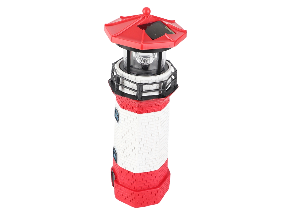 Luz Solar Rotativa Led para jardim, IP65, branca, vermelha, à prova d'água | S/MARCA