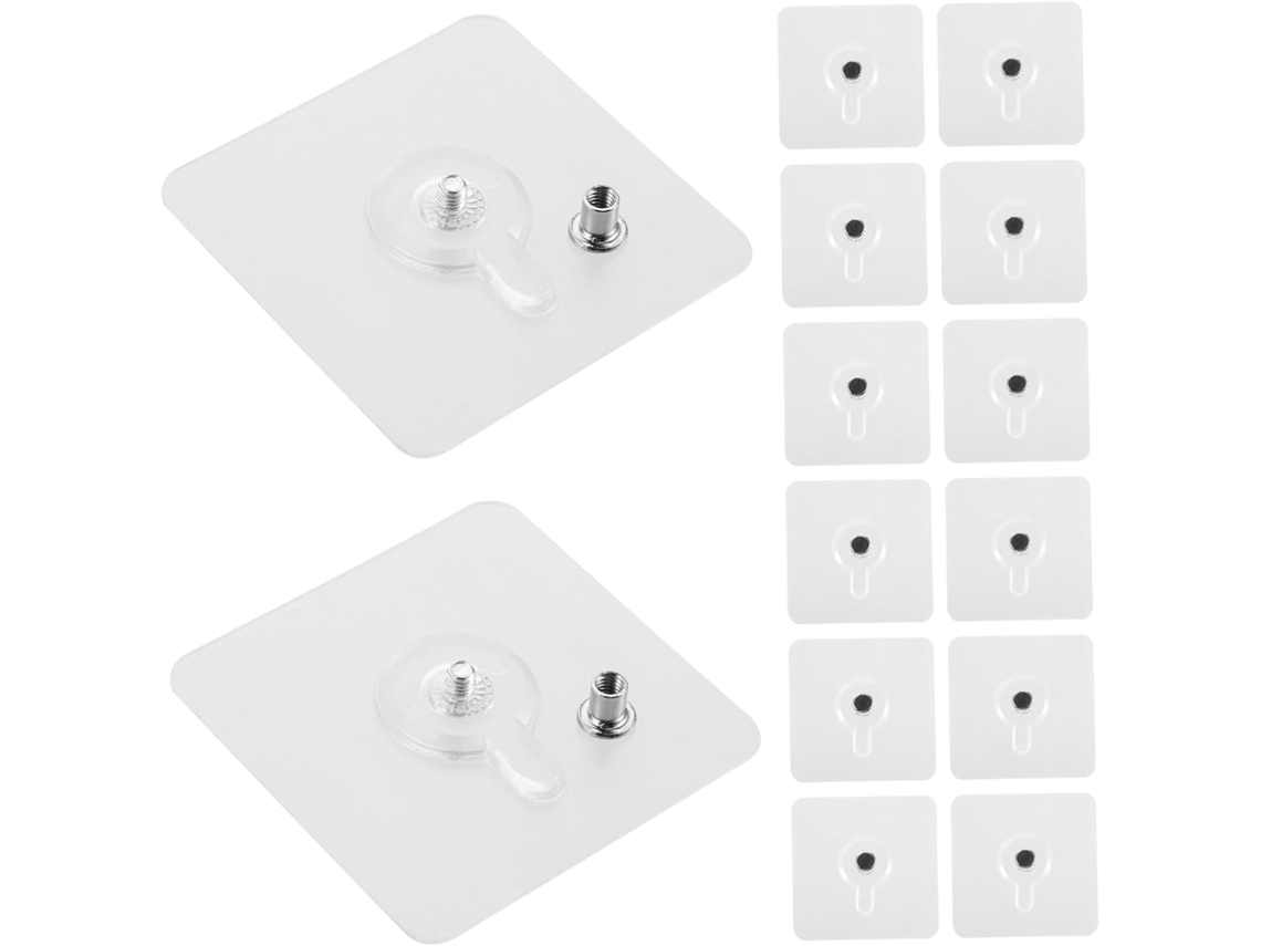 Conjunto De 20 Ganchos Adesivos Parede, Sem Necessidade Furar, Ideais