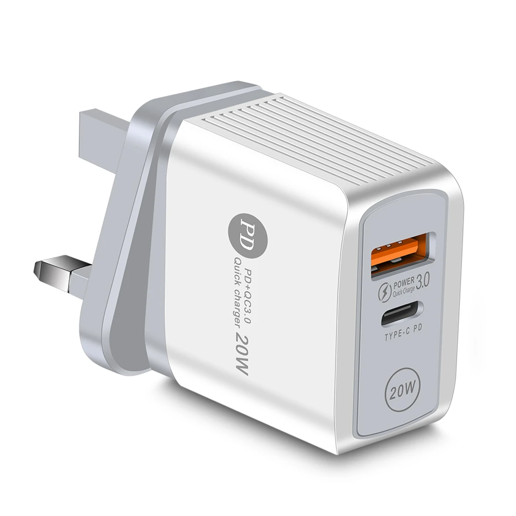 Carregador Rápido, 20w, Pd, Telemóvel E Tablet