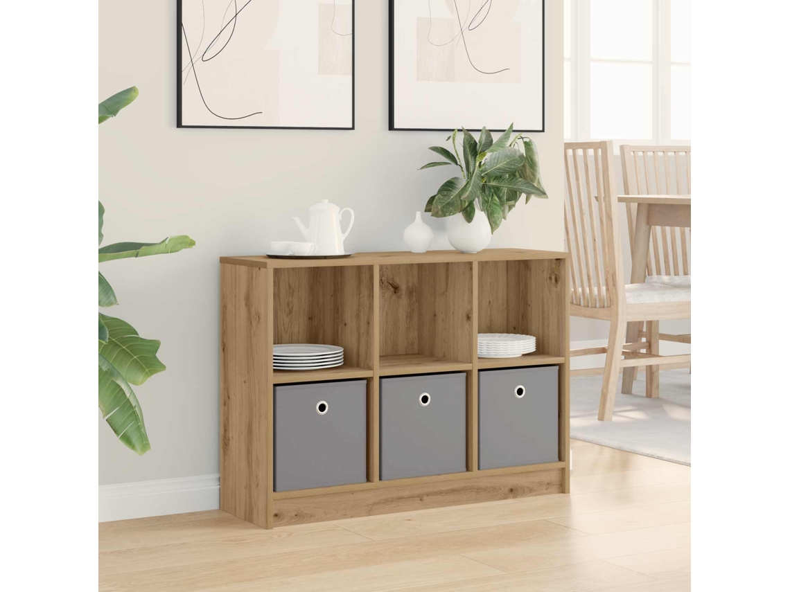 Vidaxl Buffet Carvalho Artesanal 88,5 X 27,5 X 63,5 Cm