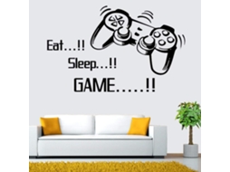 Adesivos Muraux, Adesivos Muraux Gamepad Papel Peint Autoadesivo Mural Amovível 43x57cm