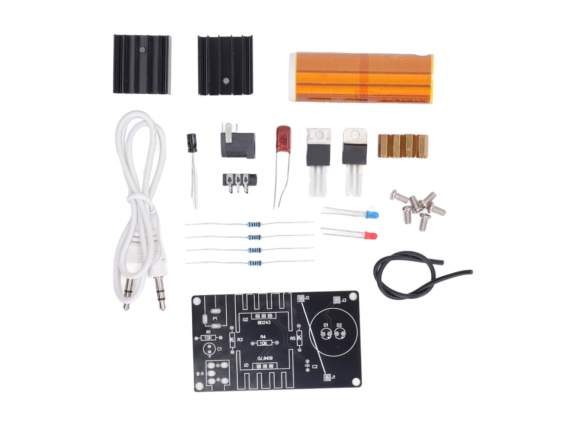 2026wiiyh-kit De Bobina Tesla Mini Musical 15w Diy Alto-falante De Plasma Para Adolescentes Presente De Natal