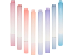 Conjunto De 8 Marcadores De Texto Pastel Para Decoração Escolar